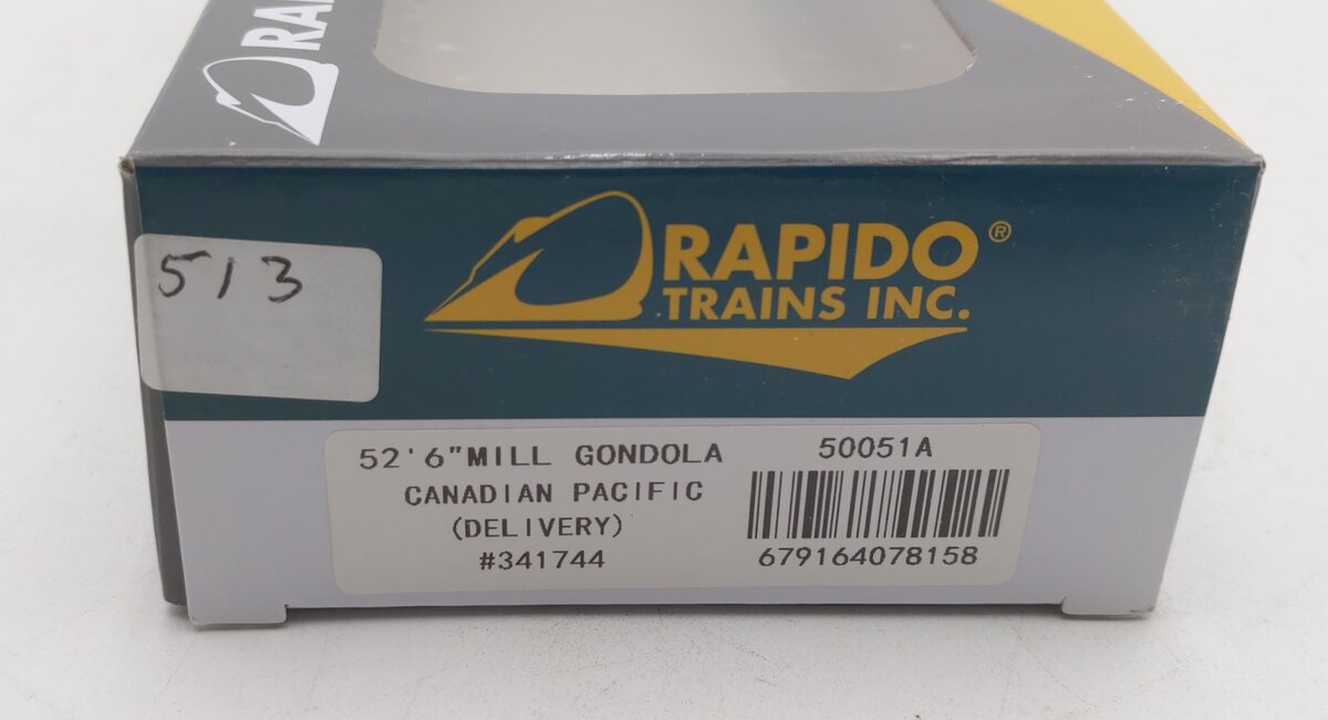 Rapido Trains 050051A HO Canadian Pacific Delivery Scheme 52'6" Gondola