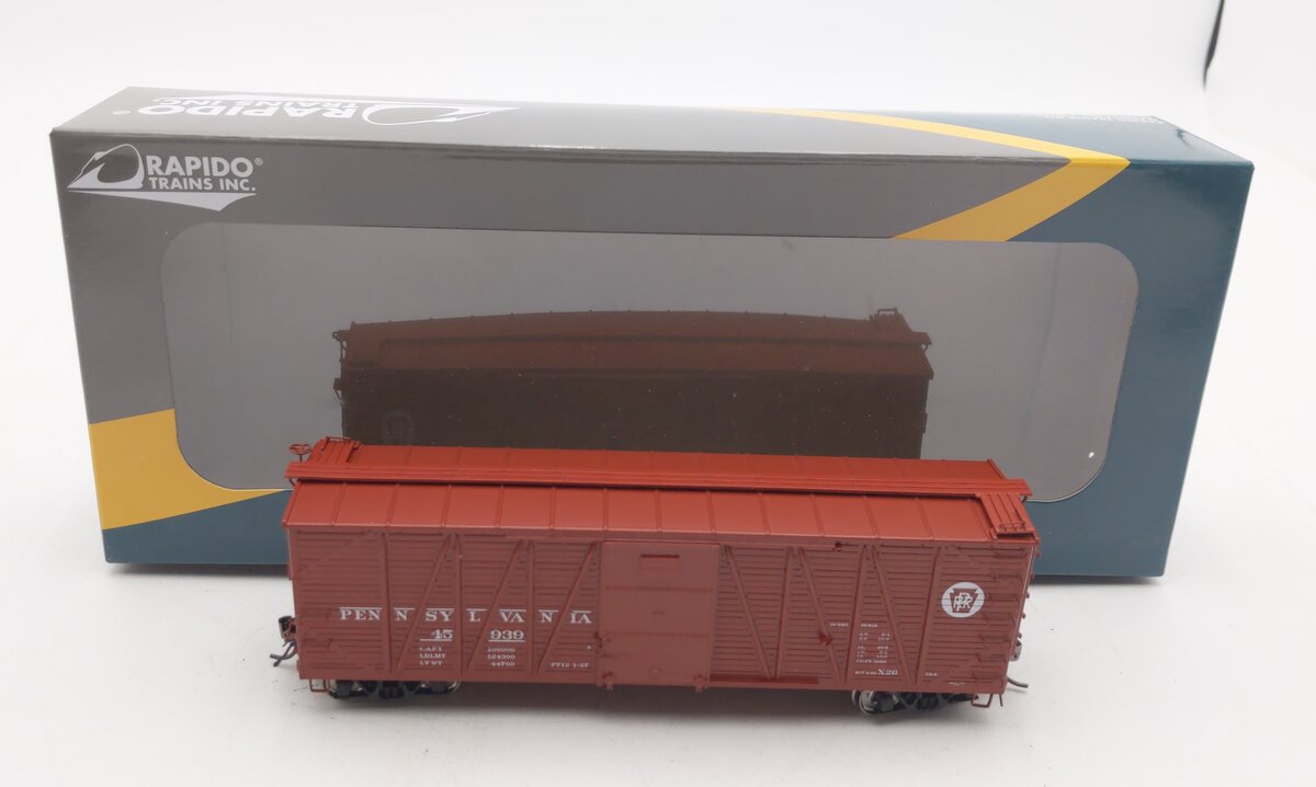 Rapido Trains 142012A HO Pennsylvania Railroad Creco USRA Single Sheathed Boxcar