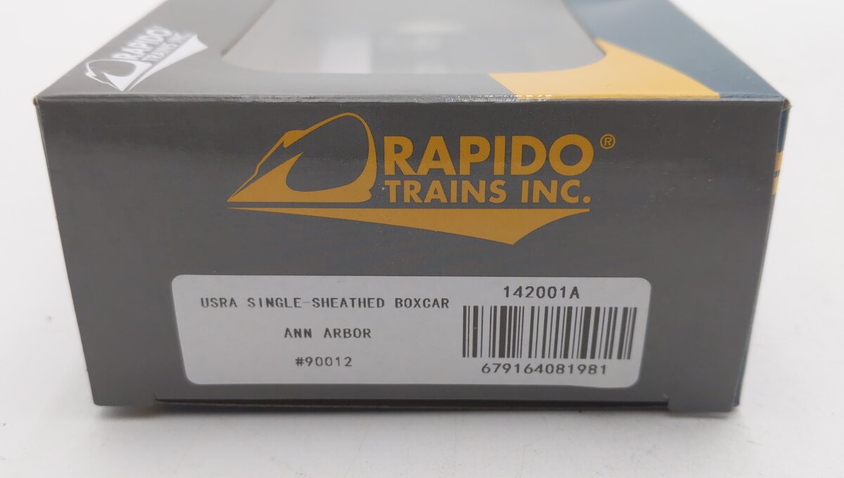 Rapido Trains 142001A HO Ann Arbor USRA Single Sheathed Boxcar