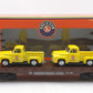 Lionel 6-17568 O Gauge Pennsylvania Flatcar with Pickup Trucks