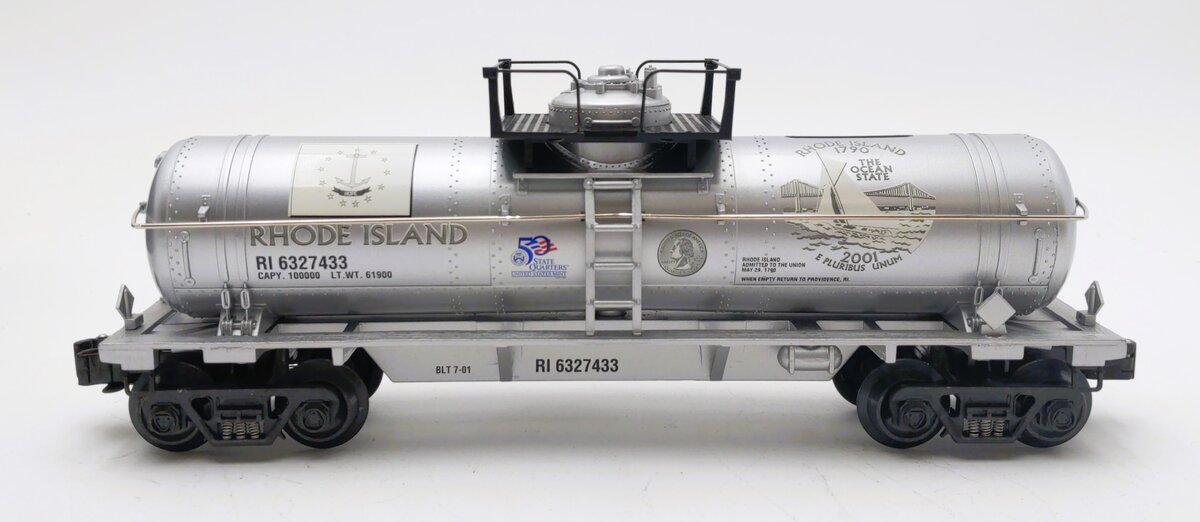K-Line K632-7433 O Rhode Island Commemorative Quarter Series Tank Car LN/Box