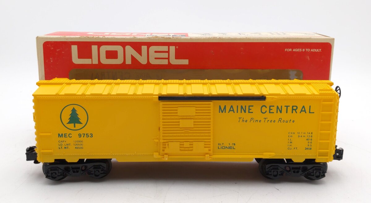 Lionel 6-9753 O Gauge Maine Central Boxcar LN/Box