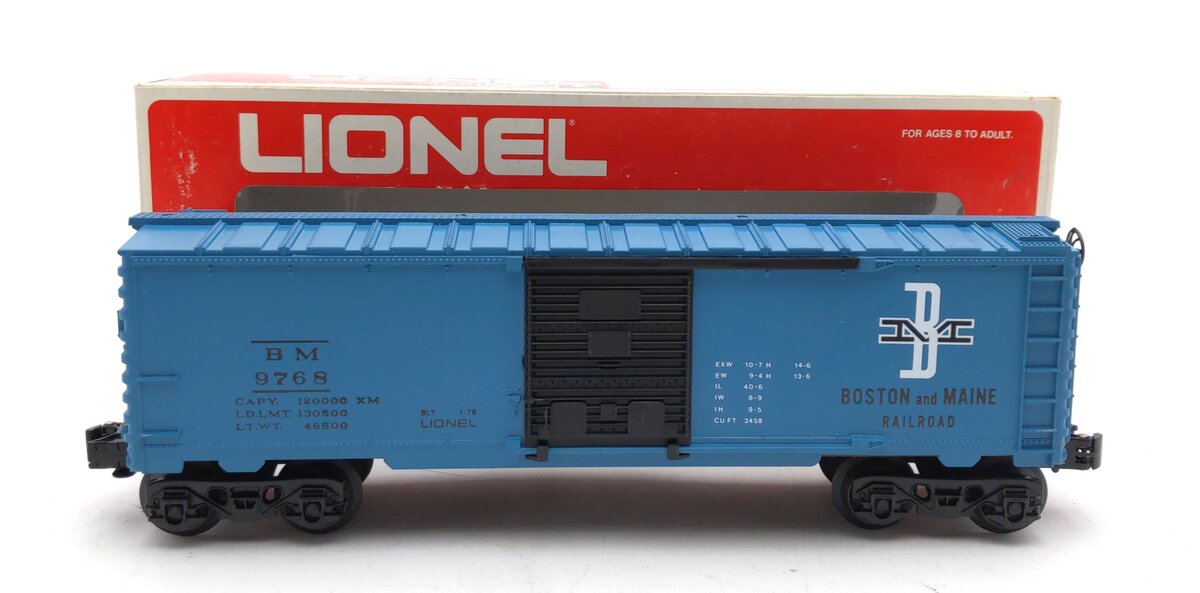 Lionel 6-9768 O Gauge Boston & Maine Boxcar NIB