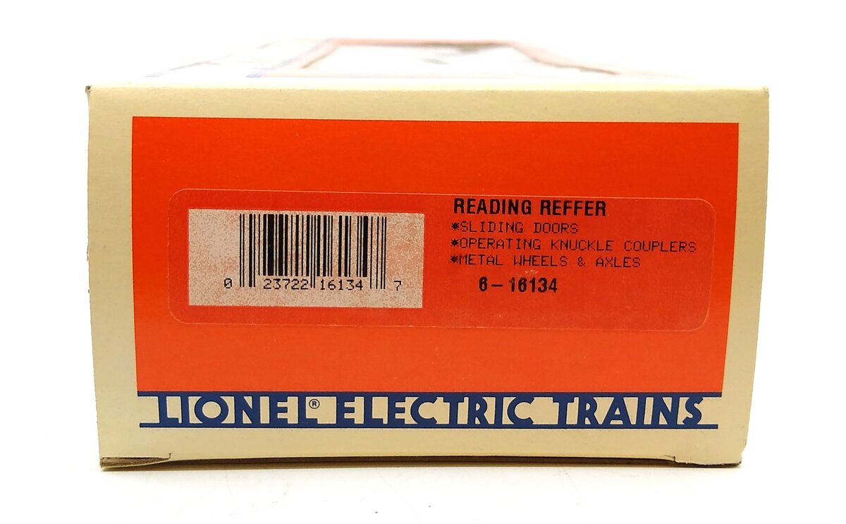 Lionel 6-16134 O Gauge Reading Reeferigerator Box Car #16134 LN/Box