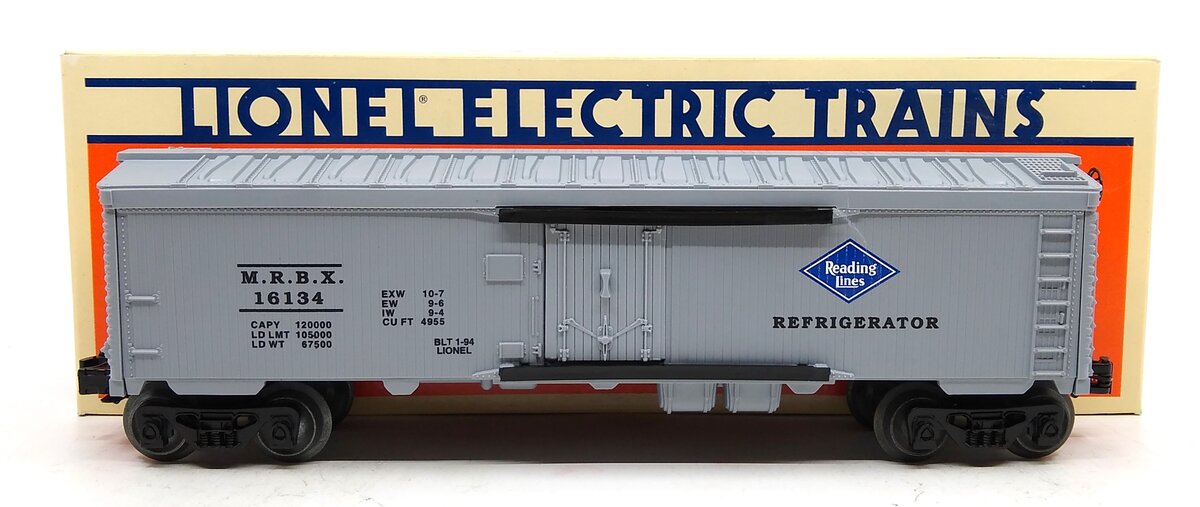 Lionel 6-16134 O Gauge Reading Reeferigerator Box Car #16134 LN/Box