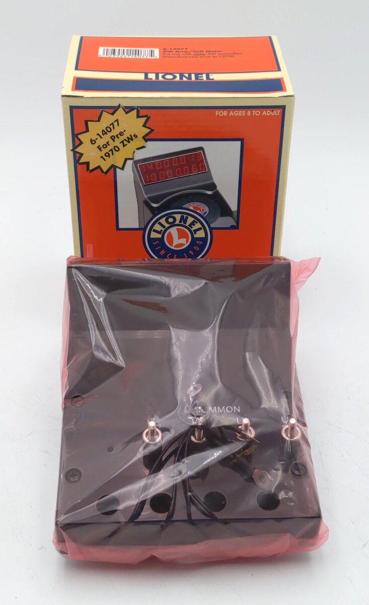 Lionel 6-14077 ZW Amp/Volt Meter (for older ZWs)