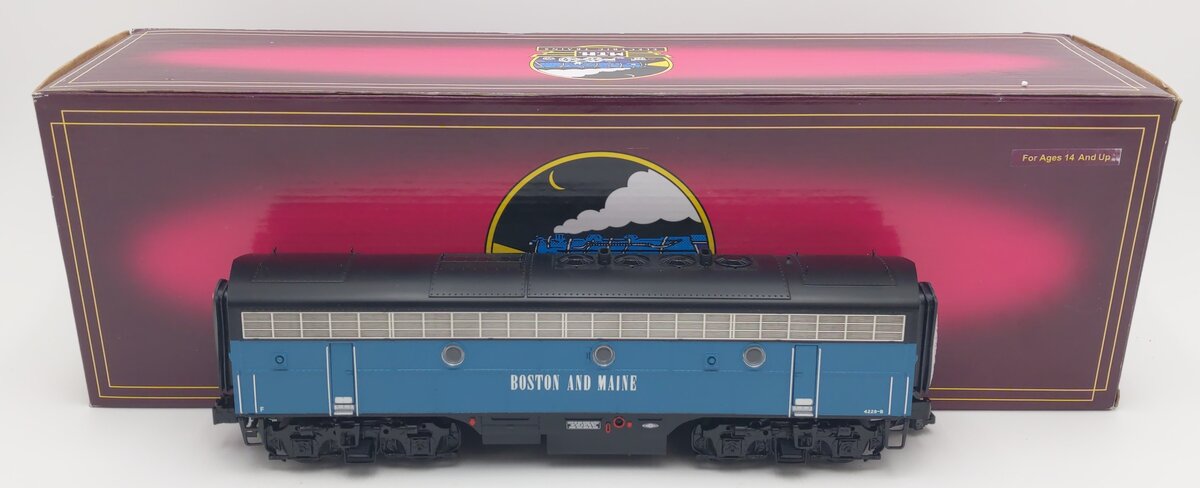 MTH 20-2921-3 Boston & Maine F-3 B-Unit Non-Powered Diesel Engine #4228B