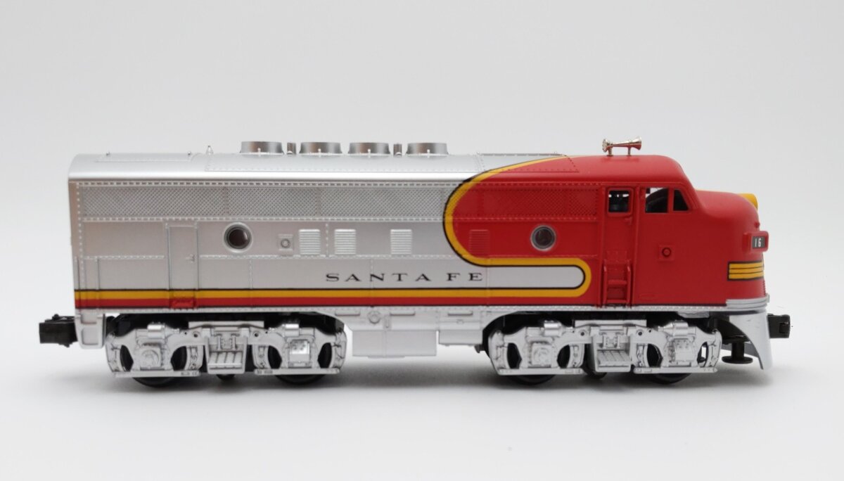 MTH 30-40210A O Gauge Santa Fe EMD F3 Diesel Loco w/Electronic Horn #16 LN/Box