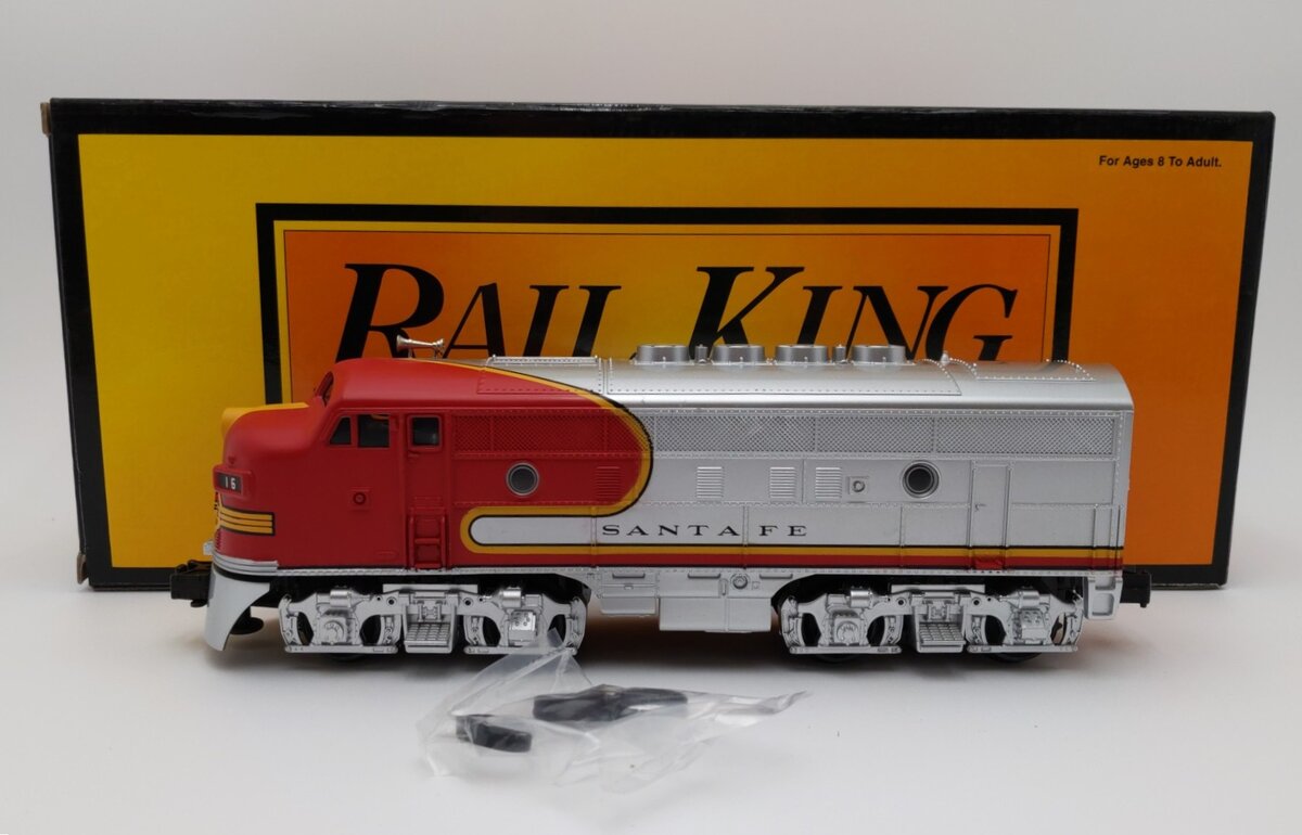 MTH 30-40210A O Gauge Santa Fe EMD F3 Diesel Loco w/Electronic Horn #16 LN/Box