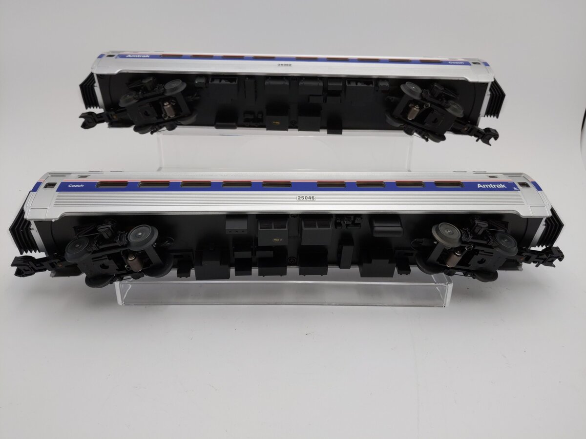 MTH 30-6530 O Amtrak O-31 Amfleet Phase 4 Coach Set (Set of 2)