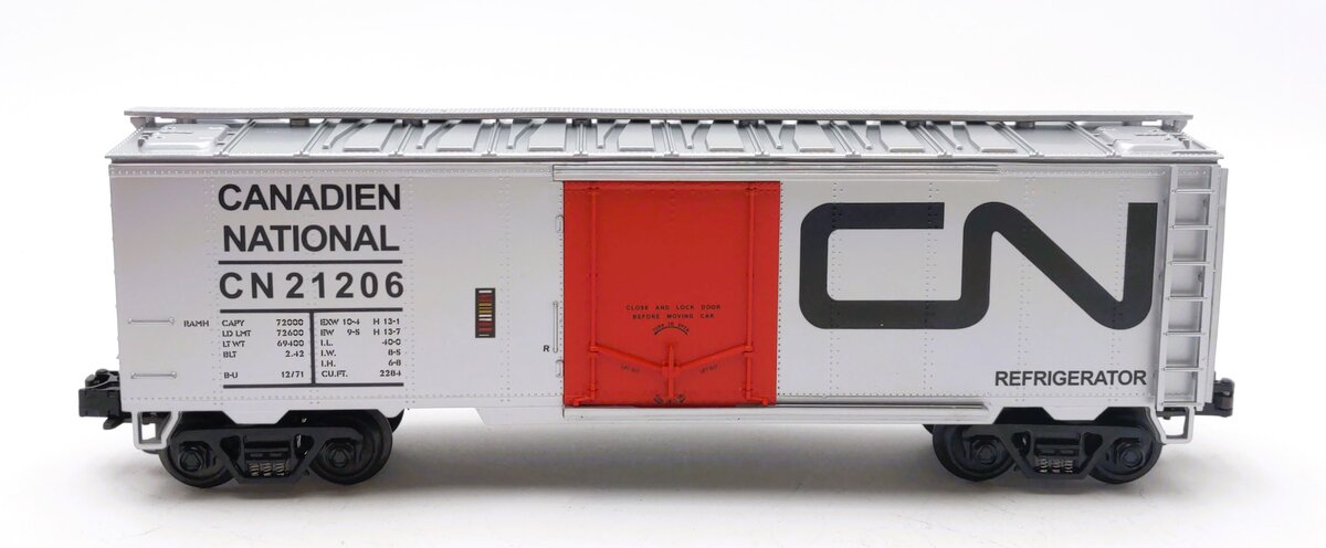 MTH 20-90029B O Canadian National Reefer Car #21206 EX/Box