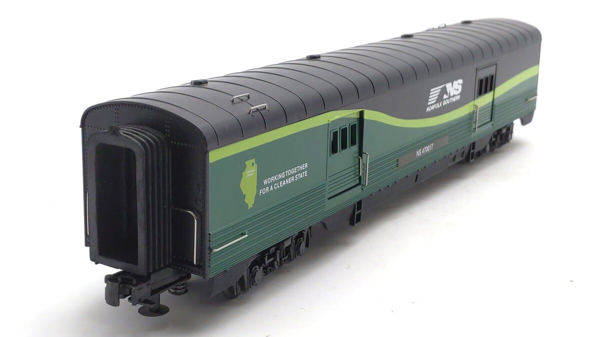 MTH 30-67995 O Norfolk Southern 60’ Streamlined Baggage Car #470017