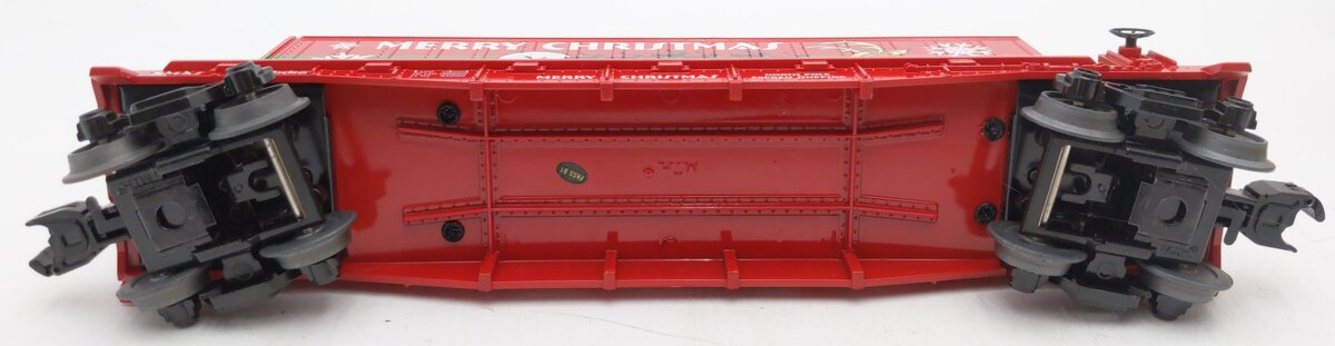 MTH 30-76654 O Christmas Flatcar with 40' Trailer