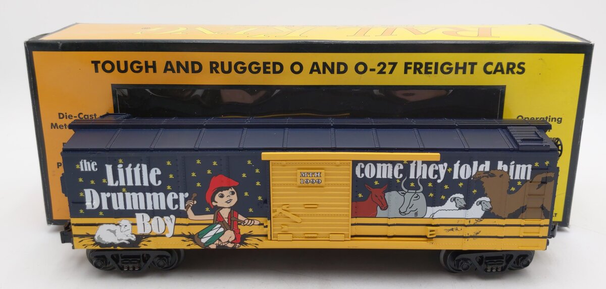 MTH 30-7434 O Gauge 1999 "The Little Drummer Boy" Holiday Box Car LN/Box