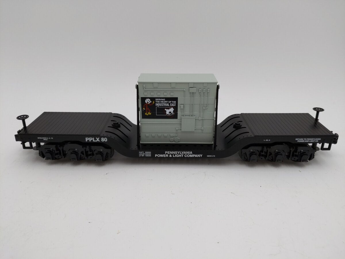 MTH 30-76482 O PP&L Dep.Center Flatcar w/Transformer