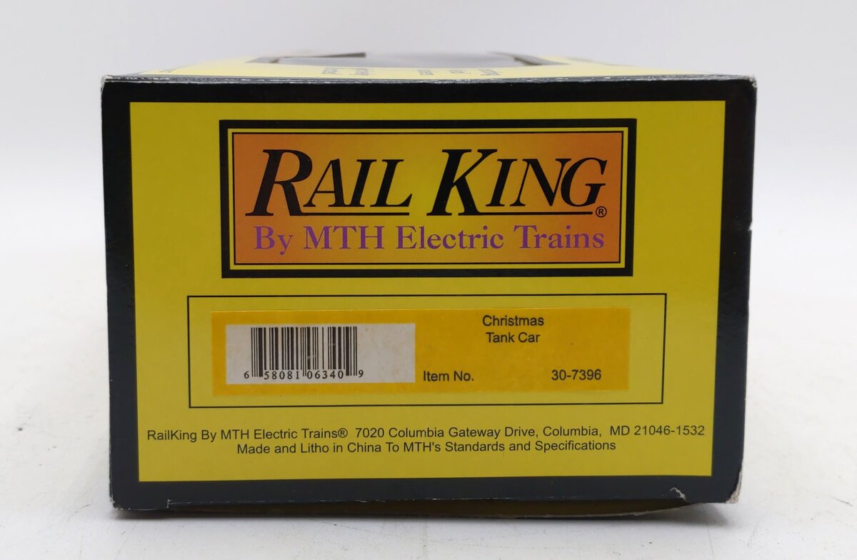 MTH 30-7396 O Gauge Christmas Tank Car #1225