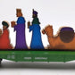 MTH 30-76788 O Christmas Green Flat Car with Lighted Wise Men Scene