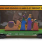 MTH 30-76788 O Christmas Green Flat Car with Lighted Wise Men Scene