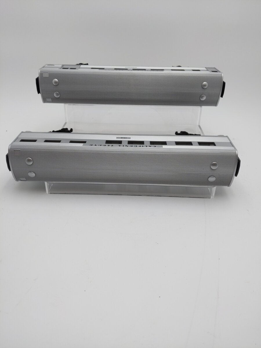 MTH 30-6054 O California Zephyr O-27 Streamlined Combo/Diner Set (Set of 2) LN/Box