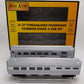 MTH 30-6054 O California Zephyr O-27 Streamlined Combo/Diner Set (Set of 2) LN/Box