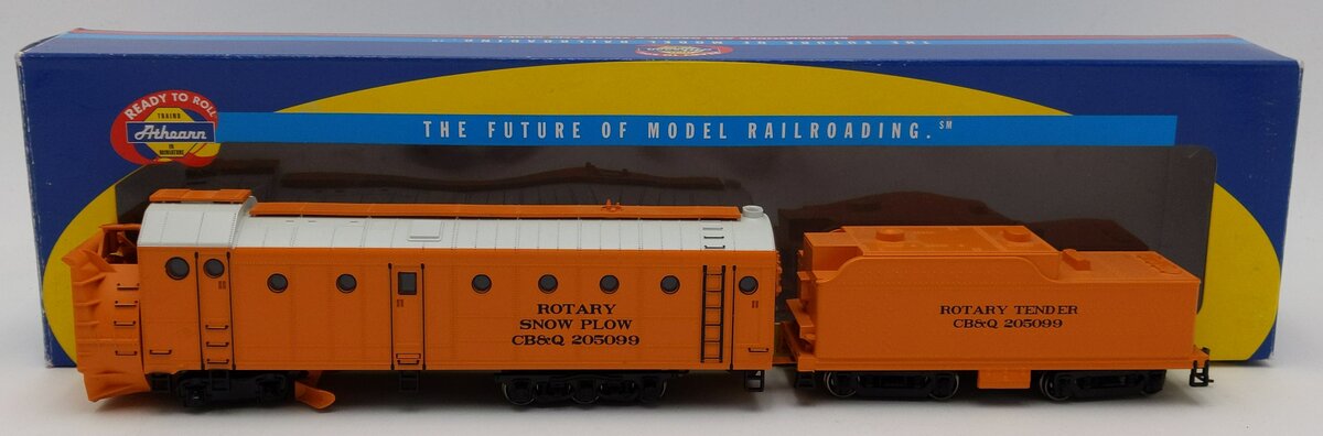Athearn 93805 Burlington Rotary Snowplow #205099 EX/Box