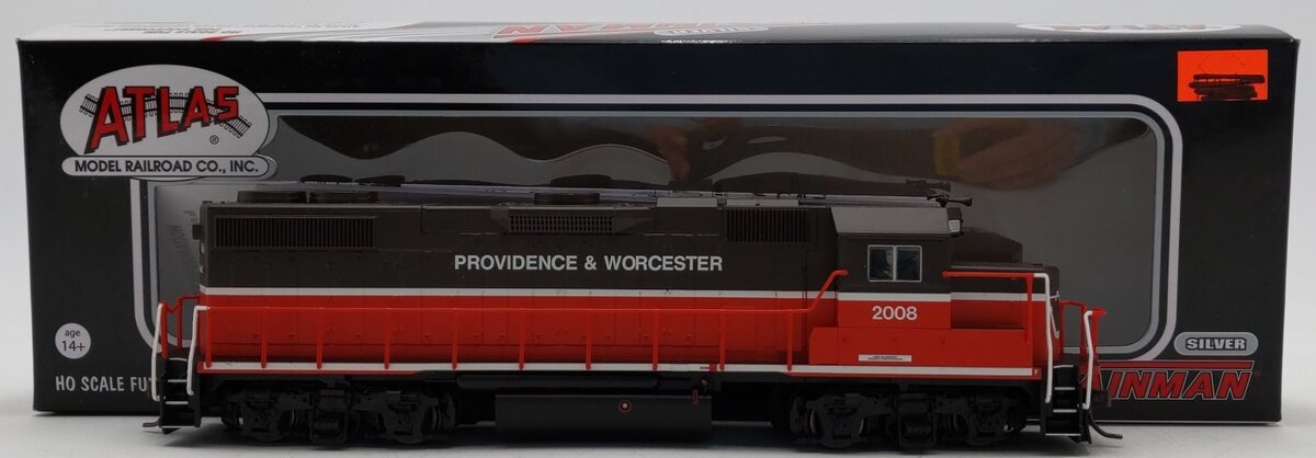 Atlas 10003594 HO Scale Providence Worcester GP38-2 Diesel Locomotive #2008