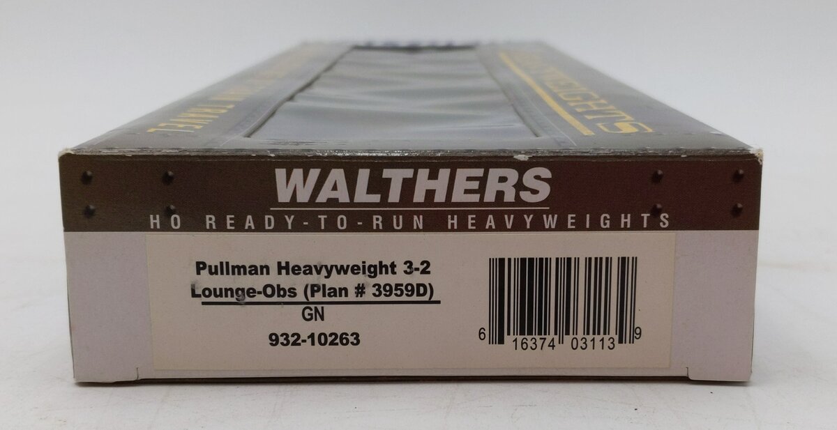 Walthers 932-10263 HO GN Pullman Heavyweight 3-2 Observation Lounge LN/Box