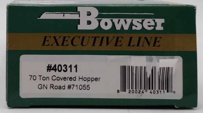 Bowser 40311 HO Scale Great Northern 70T Covered Hopper #71055