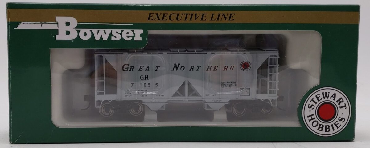 Bowser 40311 HO Scale Great Northern 70T Covered Hopper #71055
