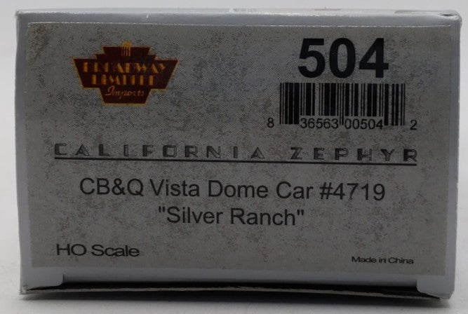 Broadway Limited 504 HO CB&Q 