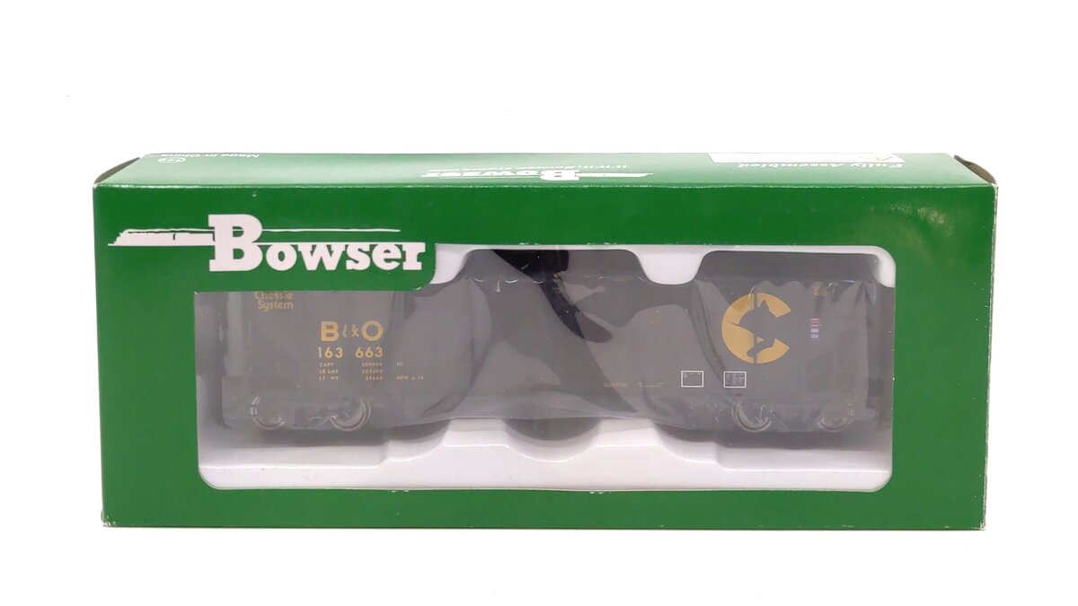 Bowser 42141 HO Baltimore & Ohio Chessie 100-Ton Hopper #163663