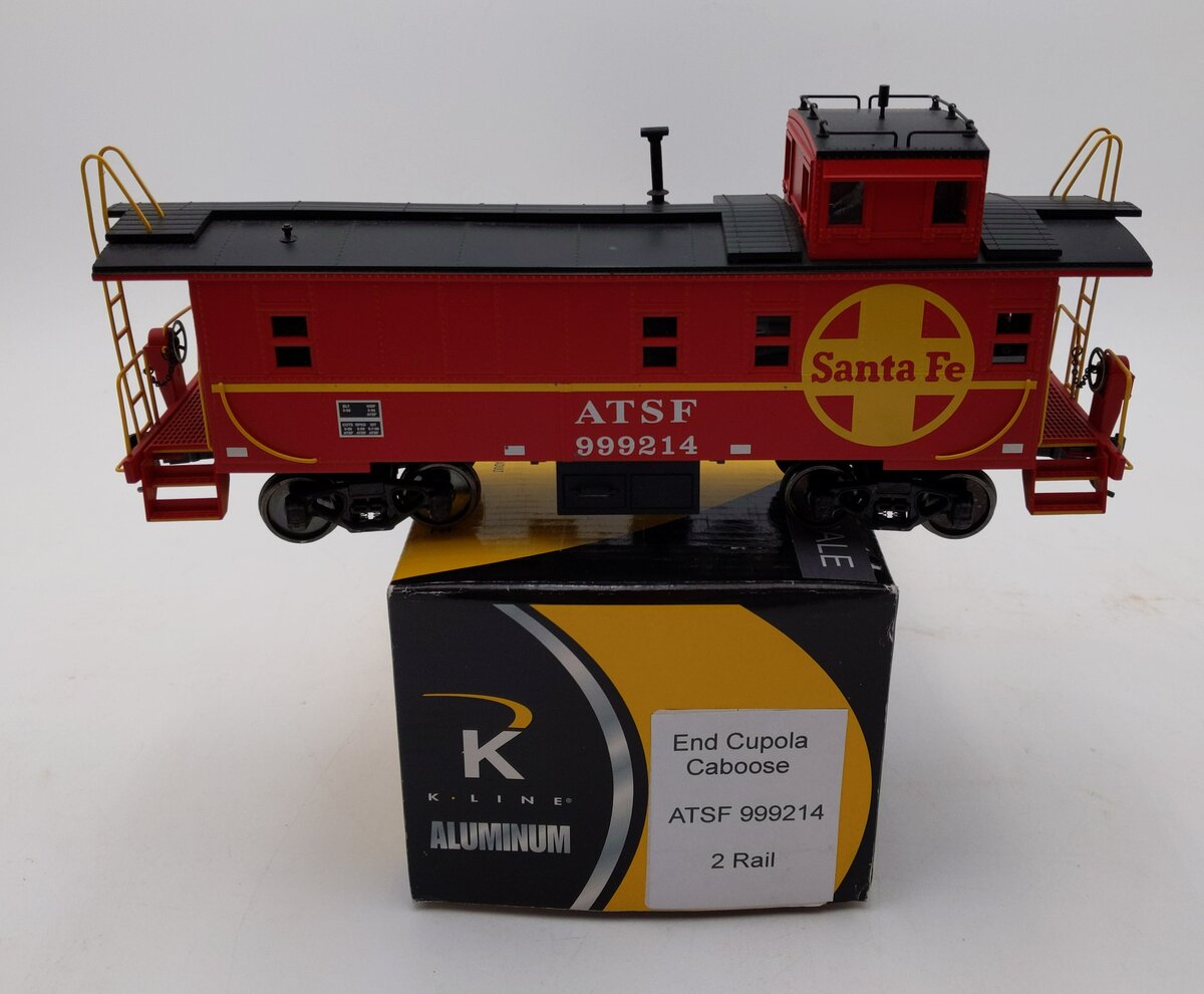 K-Line O ATSF End Cupola Caboose #999214 LN/Box