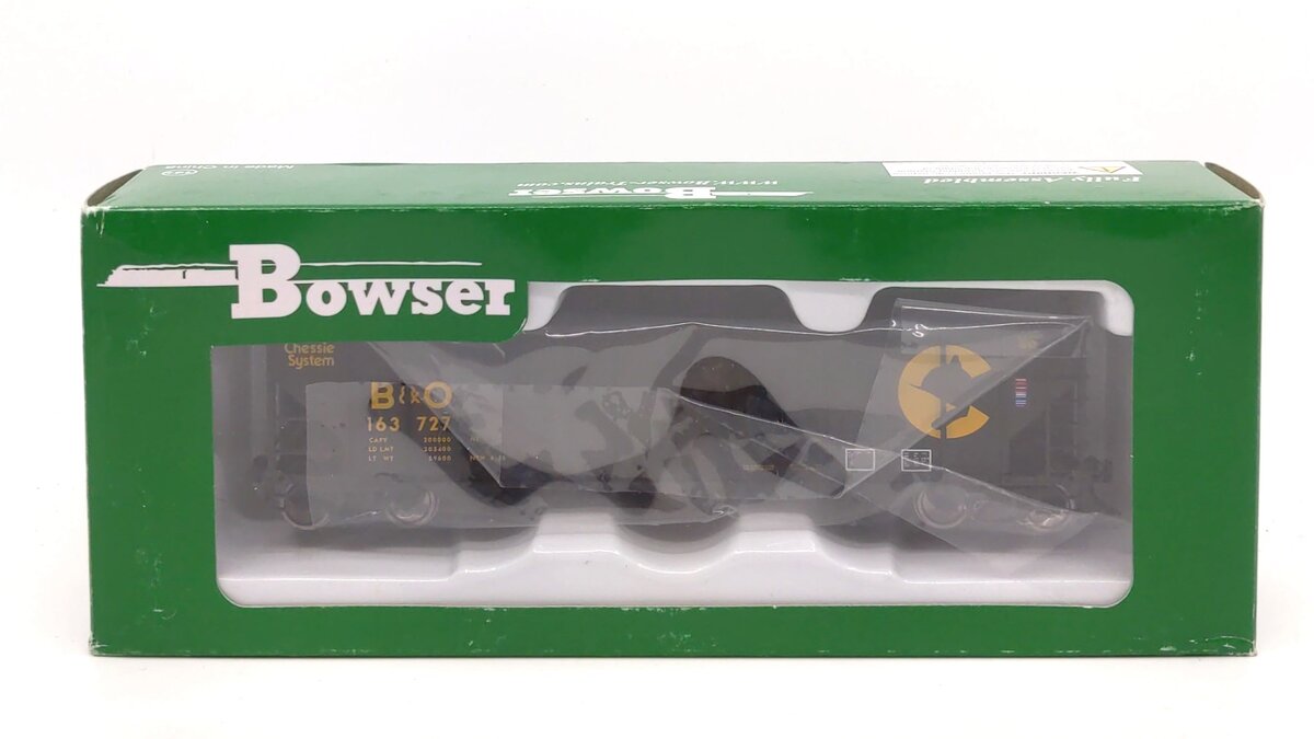 Bowser 42142 HO Baltimore & Ohio Chessie 100-Ton Hopper #163727
