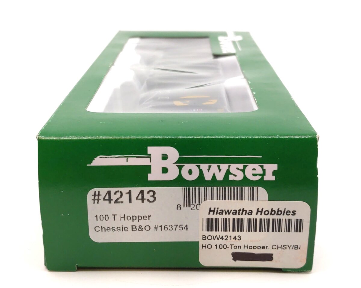 Bowser 42143 HO Baltimore & Ohio Chessie 100-Ton Hopper #163754