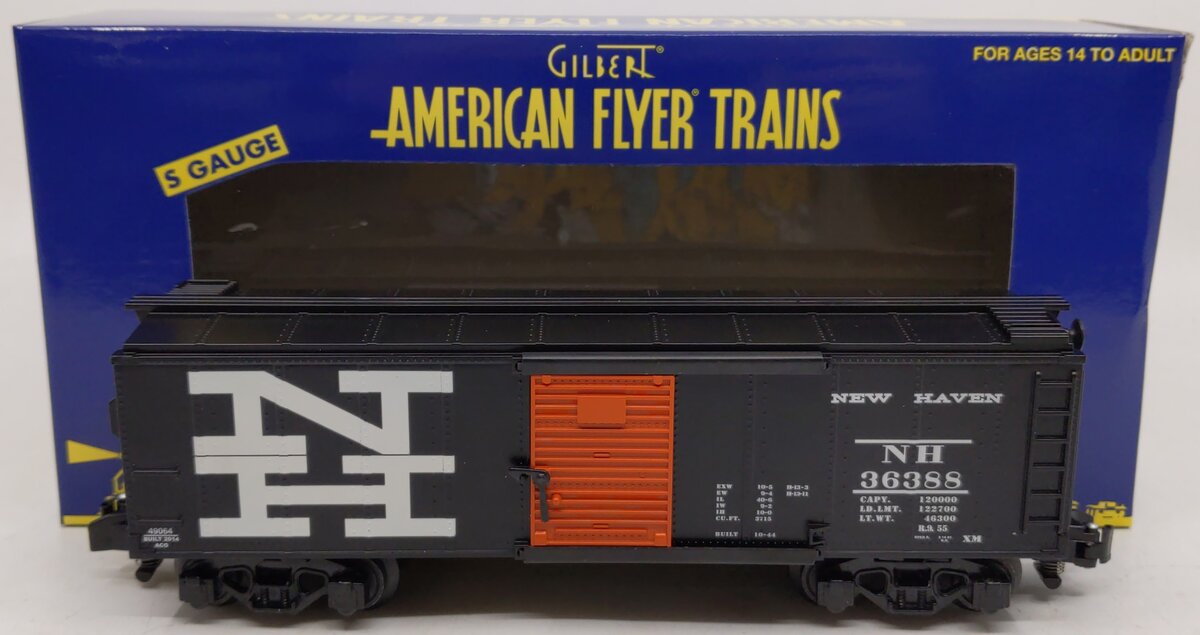 American Flyer 6-49064 S New Haven Diesel RailSounds Boxcar #36388 MT/Box