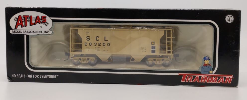 Atlas 17207 HO Scale Seaboard Coast Line PS2 Covered Hopper #203200