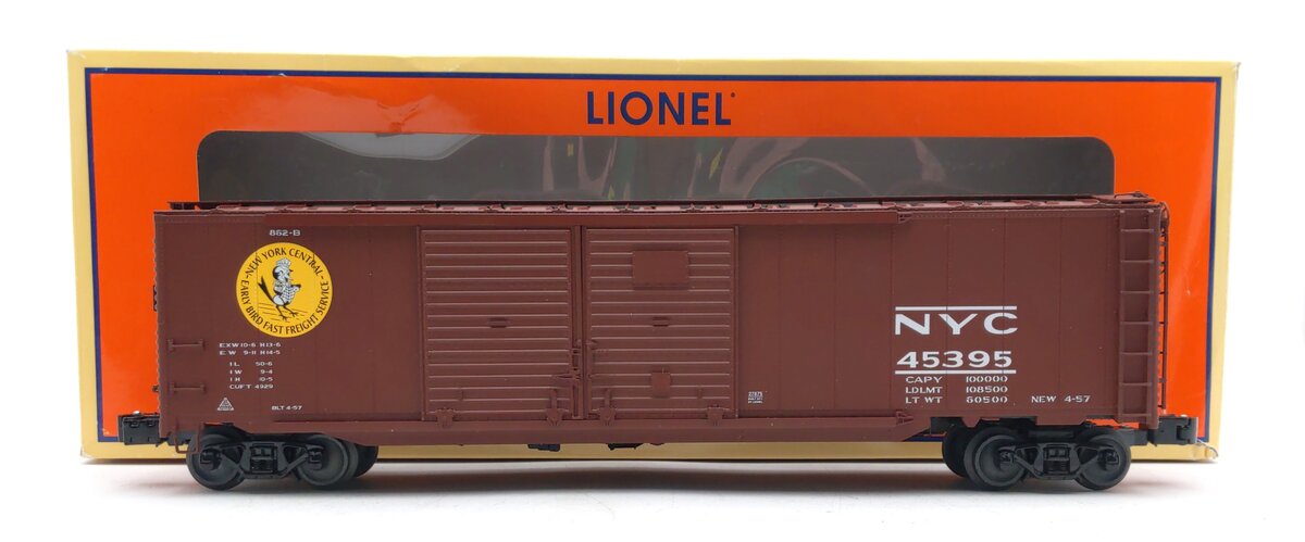 Lionel 6-27875 O New York Central Double-Door Boxcar #45395 LN/Box