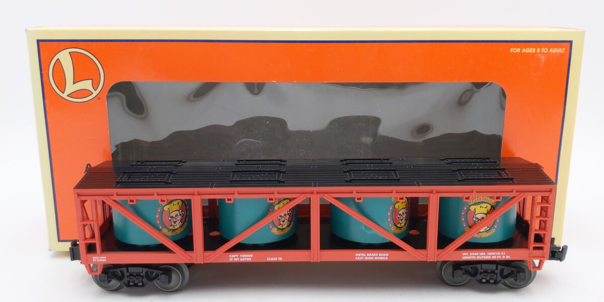 Lionel 6-19447 O Gauge Mama's Baked Beans Vat Car LN/Box