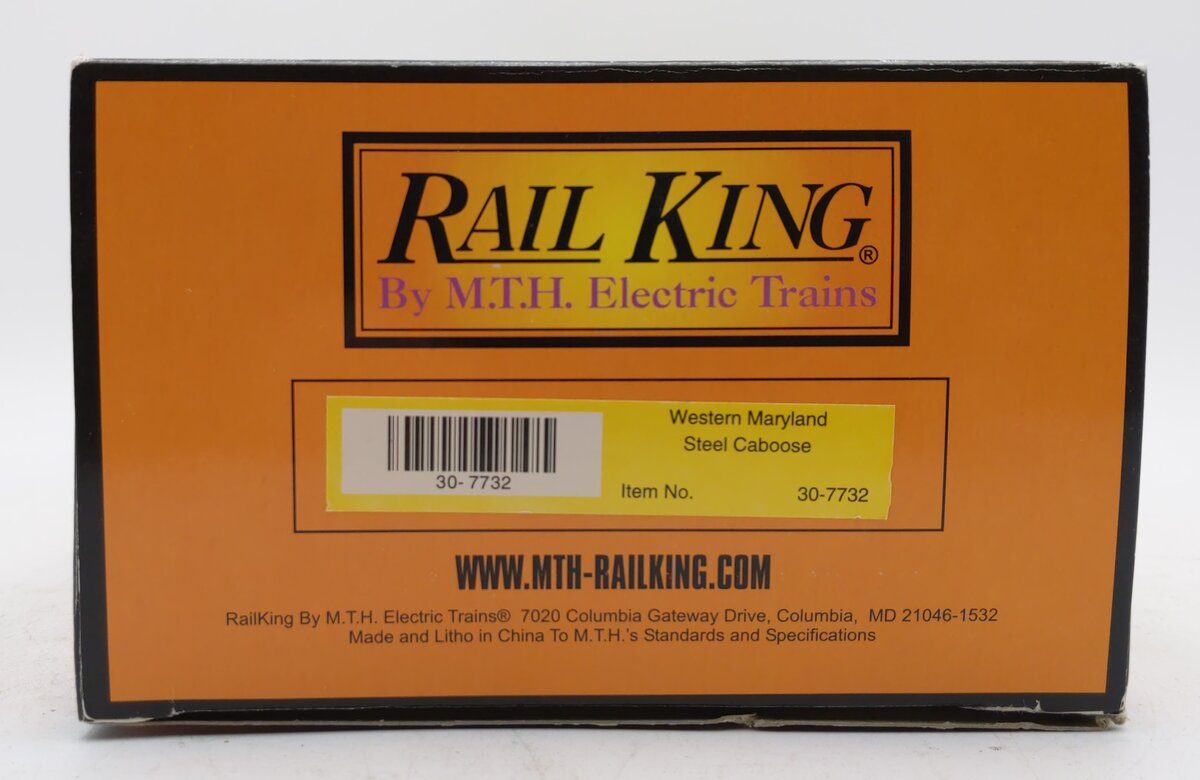 MTH 30-7732 O Western Maryland Steel Caboose NIB