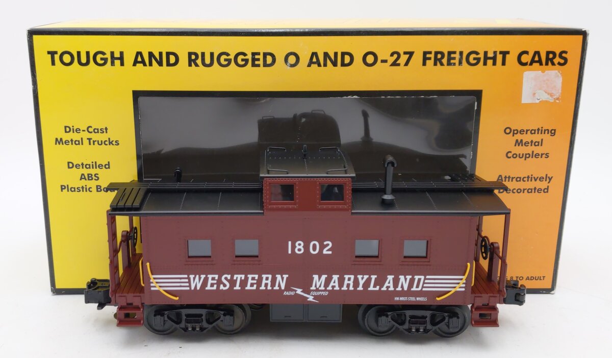 MTH 30-7732 O Western Maryland Steel Caboose NIB