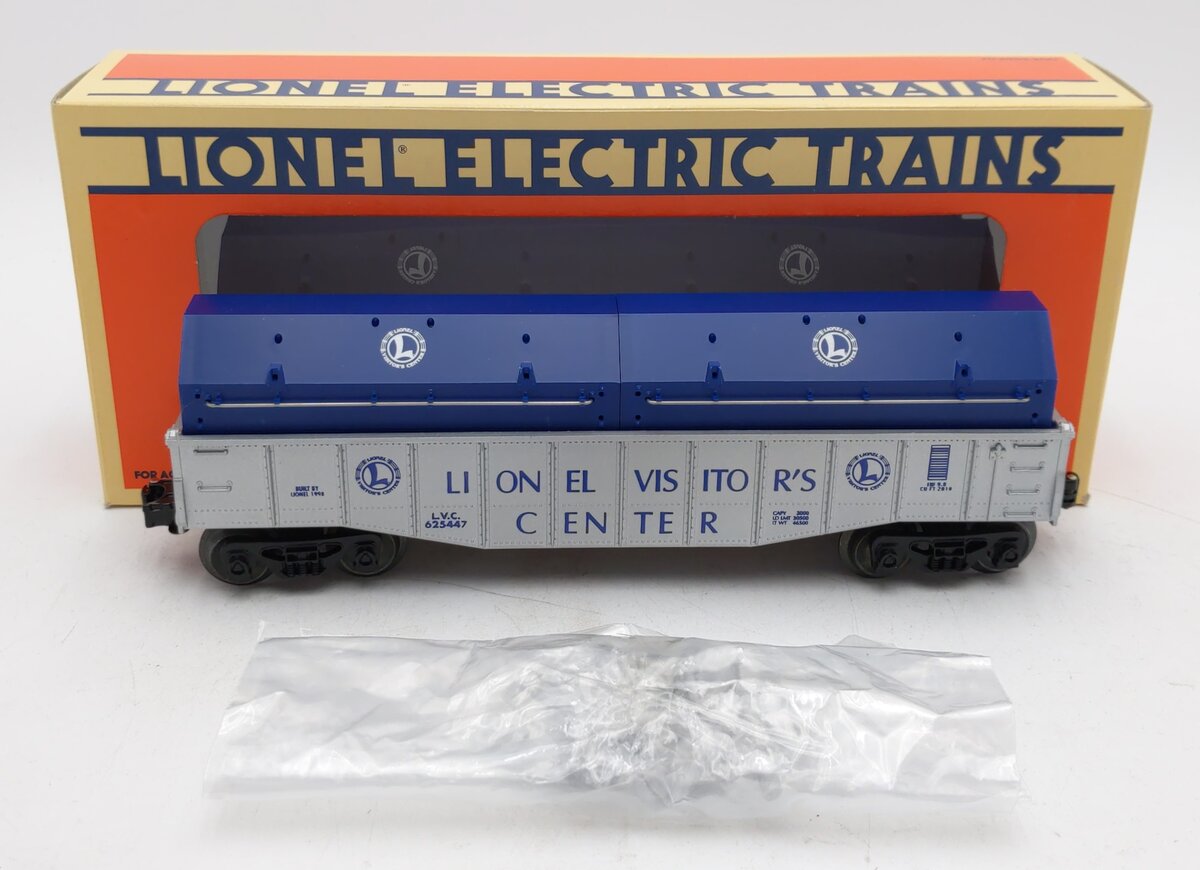 Lionel 6-19955 O Gauge Lionel Visitor's Center Gondola w/Coil Covers #625447 LN/Box