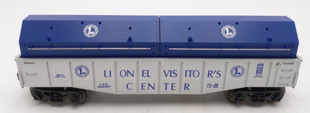 Lionel 6-19955 O Gauge Lionel Visitor's Center Gondola w/Coil Covers #625447 LN/Box