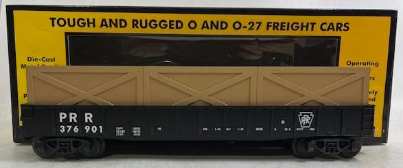 MTH 30-7212 O Gauge Pennsylvania Gondola w/ Crates #376901 LN/Box