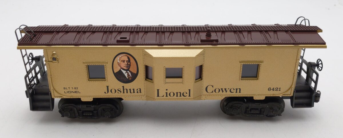 Lionel 6-6421 O Gauge Joshua L. Cowen Bay Window Illuminated Caboose EX/Box