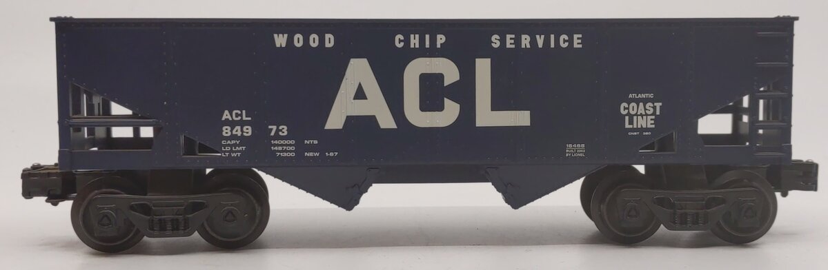Lionel 6-16468 O Gauge ACL 2-Bay Hopper #84973 LN/Box