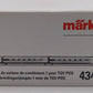 Marklin 43420 HO SNCF/TGV POS Set 2 2-Car Add-On Passenger Set