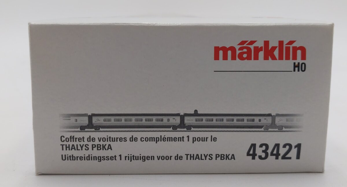 Marklin 43421 HO Belgium State Railways Thalys Passenger Car Set (2)