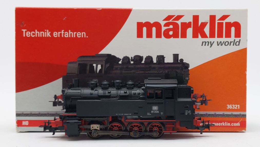 Marklin 36321 HO DB Steam Loco Class 81 0-8-0T 3-Rail