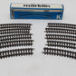 Marklin 2221 HO K Track 14-1/8 R30 Curved Track (Box of 10)