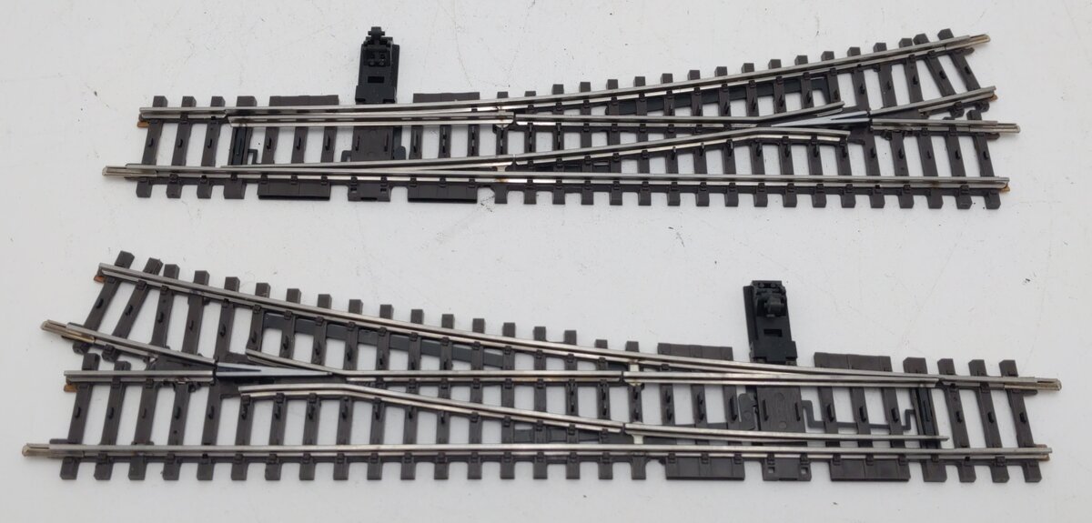 Marklin 2271 HO 14° K Track Left & Right Hand Switch Turnout (Set of 2)